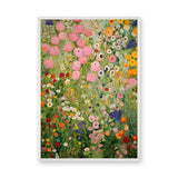 Wildflower Meadow Botanical Wall Art Print – Colorful Painted Floral Field