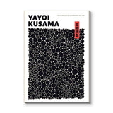 Yayoi Kusama Dots Typography Wall Decor – Black Polka Dot Exhibition Print