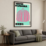 Yayoi Kusama Pumpkin Pop Art Wall Art Print – Aqua Tokyo 1998 Print