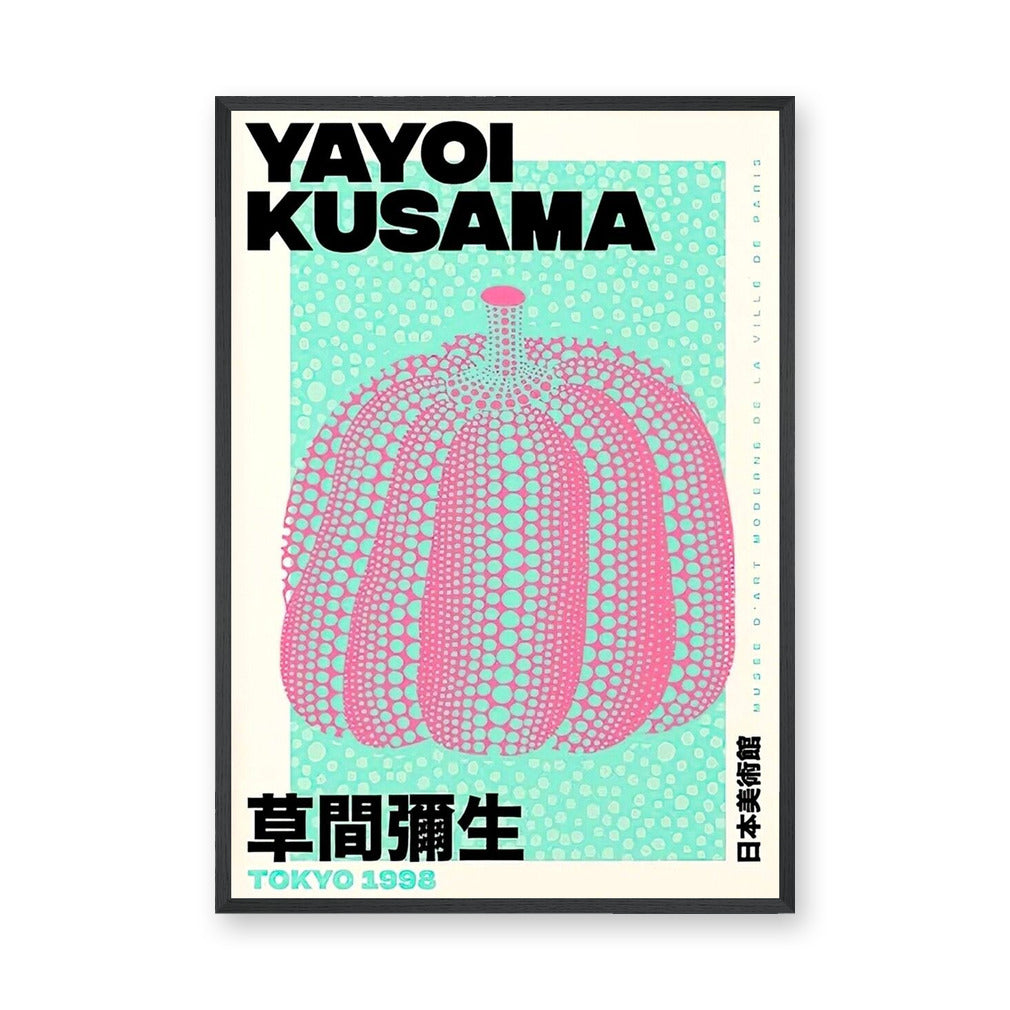 Yayoi Kusama Pumpkin Pop Art Wall Art Print – Aqua Tokyo 1998 Print