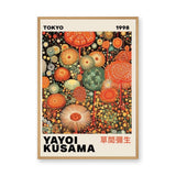 Yayoi Kusama Tokyo Maximalist Wall Art Print – Polka-Dot Floral Print
