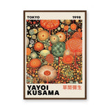 Yayoi Kusama Tokyo Maximalist Wall Art Print – Polka-Dot Floral Print