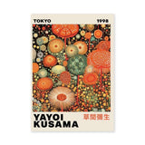 Yayoi Kusama Tokyo Maximalist Wall Art Print – Polka-Dot Floral Print