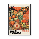 Yayoi Kusama Tokyo Maximalist Wall Art Print – Polka-Dot Floral Print